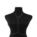 body chain minimalist style bikini necklace necklace chain female personality metal chain chest ditch chain.
