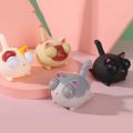 Funny Novelty Burst Eye Cat Vent Ball Toy Big Face Angry Cat Decompression Ball Animal Anti Stress Adult Kids Soft Squeeze Toys MuXiaRe. 
