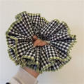 Lattice Hair Scrunchies Flower Design Four Layer Cotton Cotton Hair Bands Fashion Hair Ties for Soft Texture Versatile Gentle on Hair Decorative.