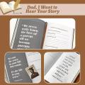 Leather-Bound Father'S Journal Keepsake Vintage-Style Handmade Life Story Book Refillable Dad'S Notebook for Family Gift.
