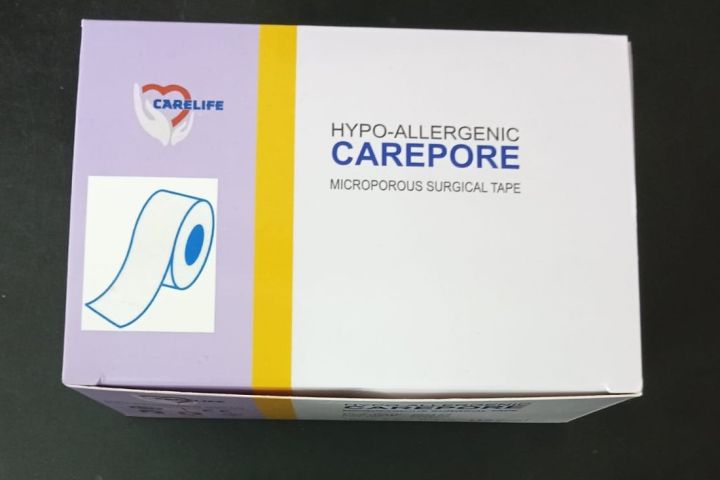 Carepore%20Microporous%20Surgical%20Tape%2025mm%20X%206m%20(5%20Pcs)%20-%20Image%204