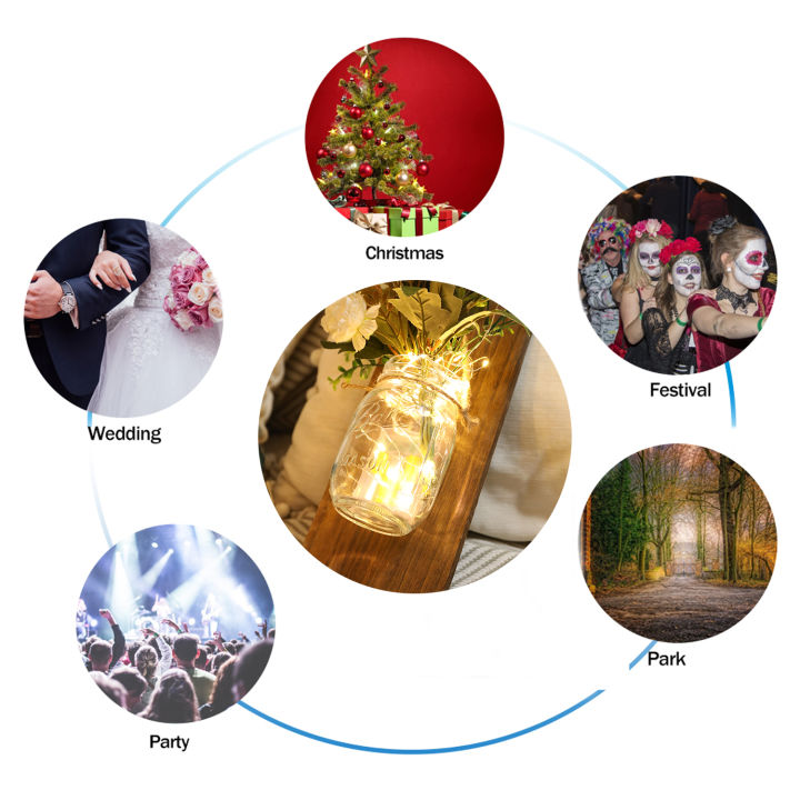 Migeet%202PCS%20Hanging%20Glass%20Mason%20Jars%20LEDs%20Fairy%20Lights%20Wall%20Hanging%20Plastic%20Flower%20Home%20Lighting%20batt-erys%20Operated%20Decorative%20Indoor%20String%20Lights%20for%20Home%20Bedroom%20Party%20Christmas%20Decorations%20-%20Image%207
