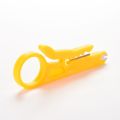 Portable Coax Coaxial Cable Stripper Wire Cutter Stripping Crimping Tool yellow.