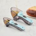 Adjustable Measuring Spoons for Kitchen, Set of 2 Pieces / Kitchen Tool Plastic Scoop Measuring Cup with Magnetic.