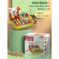 Children's large whack-a-mole fishing table toys multifunctional baby doll smashing gopher game machine color box wholesale. 