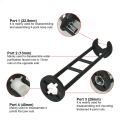 Universal Sink Basin Wrench, Sink Wrench Faucet Plumbing Tool, Rotation High Strength UnderSink Faucet Wrench.
