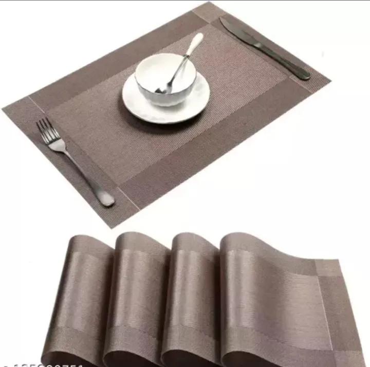 Dinning%20Table%20Mat%20With%201%20Runner%20(6+1=7%20Pcs)%20Table%20Mats%20Set%20-%20PVC%20-%20Image%202