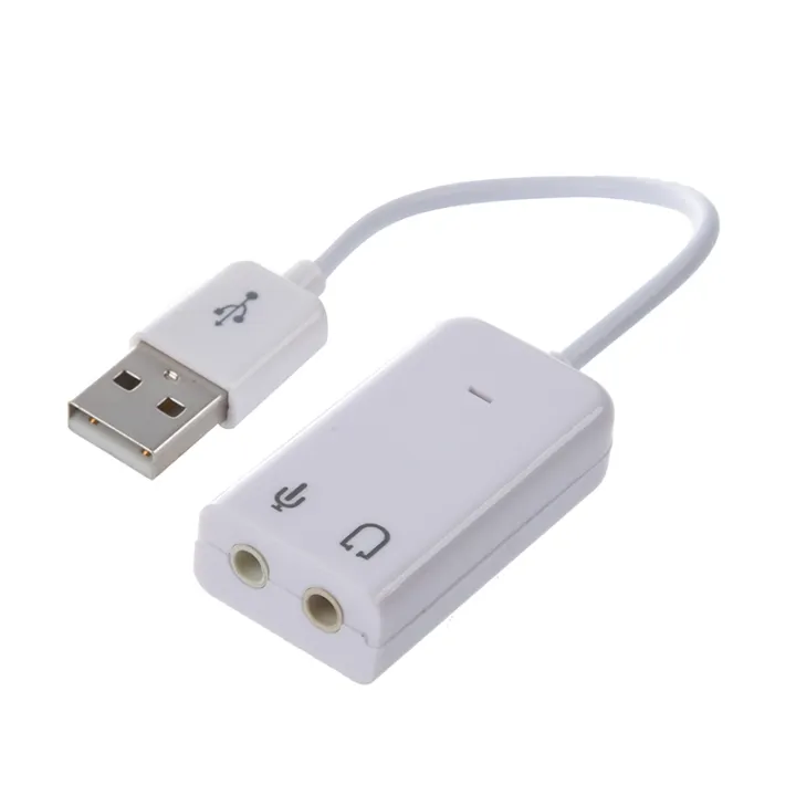 3.5mm%20Microphone%20Earphone%20Socket%20USB%202.0%20Sound%20Card%20Speaker%20Adapter%20White%20-%20Image%202