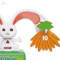 Rabbit Balance Counting Early Educational Toy Scale Math Toy Number Recognition for.