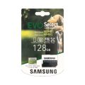【Ready Stock+FREE Shipping+COD】SAMSUNG EVO Select 128GB MicroSDXC UHS-I U3 100MB/s Full HD & 4K UHD Memory Card with Adapter (MB-ME128HA).
