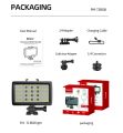 Jmary FM-72RGB Waterproof RGB Video Lights Mini LED Camera Light 3000mAh Rechargable LED Panel Lamp Photo Video Lighting Color Temperature 5000-6000K For Camera Youtube Tik tok (1 Pcs Set). 