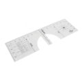 T Shirt Ruler PVC Accurate Scale Tshirt Alignment Tool For Designer DGD.