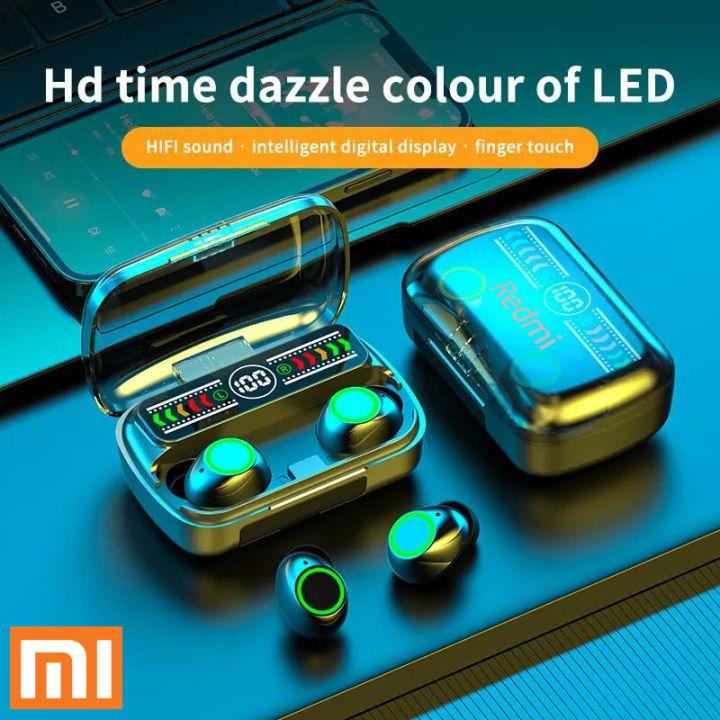 Original%20Product+FREE%20Shipping+COD%20Redmi%20M100%20TWS%20Wireless%20Bluetooth%20Headset%20Surrounding%20Sound%20Long%20Standby%20Earbuds%20Sport%20Gaming%20Earphone%20With%20LED%20Power%20Digital%20Display%20-%20Image%202