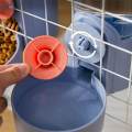 Hanging Automatic Water Dispenser 1L Auto Fill Pet Waterer for Kitten Dogs Blue. 