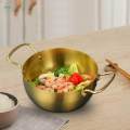 Korean Ramen Noodle Pot Ramyun Cooker Multifunction Cookware Cooking Pot 20cm Gold. 