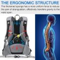 INOXTO 25L Outdoor Climbing hydrating backpack men cycling backpack women trail running marathon hiking backpack 2L water bags. 