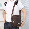 Men's Shoulder Bag Business Leisure Large Capacity Portable Handbag Multi Layer Waterproof Summer Male's Crossbody Bags.