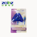 ZQDZ-USB to P2 Game Hand Converter Wired Handle to PC Converter Computer Blue Triangle. 