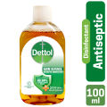 Dettol Antiseptic Disinfectant Liquid 100ml for First Aid, Medical & Personal Hygiene- use diluted. 