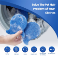 Reusable Hair and Lint Catcher Pet Hair Remover Balls Laundry Ball Lint Sticker for Washing Machine Reusable Hair Catcher for Dogs and Cats. 