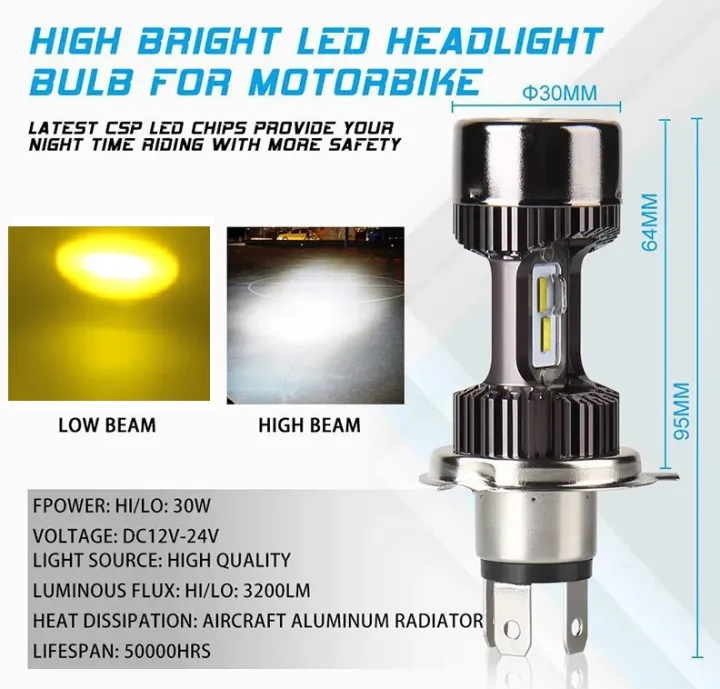 Motorcycle%2012v%20H4%20Hi%20Lo%20beam%20Moto%20LED%20white%20M8%20Headlight%20-%20Image%208