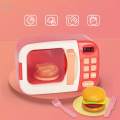 Kids Microwave Oven Toys Educational Pretend Toys and Food Accessories for Girls Boys. 