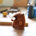 Kawaii Plush Capybara Keychain Cute Bag Pendant Creative Fluffy Animals Keyring Stuffed Doll Toy Children Birthday Gift.