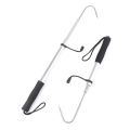 1PC Stainless Steel Hook Retractable Fish Gaff Telescopic Aluminum Sea Fishing Spear Hook Gripper Fish Hooker Fishing Gear. 