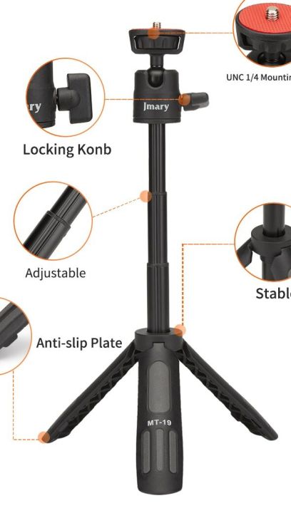 Jmary%20MT-19%20Mobile%20Stand%20Phone%20Holder%20Camera%20Stand%20Selfie%20Stick%20Tripod%20Mini%20Tripod%20Mobile%20Phone%20Holders%20-%20Image%202