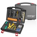 Network Tool Kit, ZoeRax RJ45 Crimp Tool kit Pass Through Crimper RJ45 Crimping Tool, Cable Tester, Punch Down Tool, Stripper.