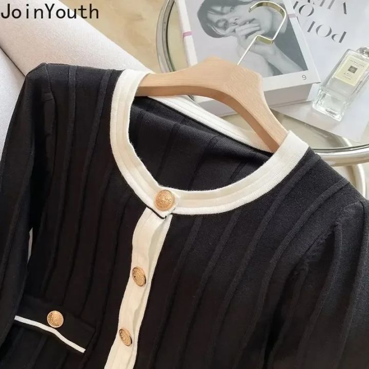 Sweet%20Cardigan%20Women%20Clothing%20O-neck%20Flare%20Sleeve%20Tunic%20Sueter%20Mujer%20Ruffles%20Vintage%20Knitted%20Sweater%20Coat%20Korean%20Pull%20Femme%20-%20Image%202