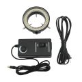 Adjustable 144 LED Ring Light Lamp for Industrial Stereo Microscope Trinocular Microscope Digital Video Camera US Plug. 