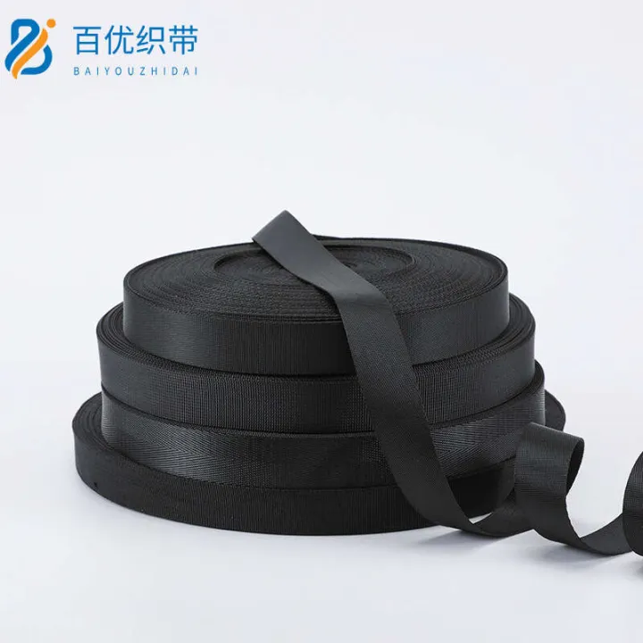 Black%20imitation%20nylon%20webbing,%20straight%20children's%20safety%20seat,%20backrest%20binding%20strap,%20lage%20accessories,%20dense%20pattern%20herringbone%20pit%20strap%20-%20Image%202
