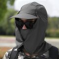 Sun Protection Cap for Man Camping Hat Baseball Face Neck Cover Sun Outdoor Sport Hiking Fishing Hats. 
