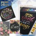 Superior Water color cake Paint set - 8 Metallic , pearl With Brush set. 