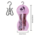 3Pcs Wig Storage Bags with Hanger Wig Bag with Hook Storage Breathable and Easy Carry Home Hair Salon Travel Use Hourglass Shaped Wig Storage Bag Pink. 