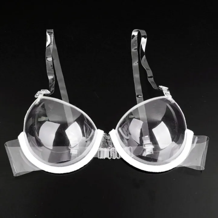 Cup Transparent Clear Push Up Bra Strap Invisible Bras Women Underwire