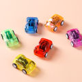 Push Pull Toys Cute boy toy car pull back car creative mini plastic car kids baby delicate transparent toy. 
