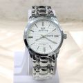 SUCCESS-WAY-261 Wrist Watch For Men High Quality Waterproof Full Stainless Steel Active Day and Date Slim Fitting Fashionable Formal Gents Watch.