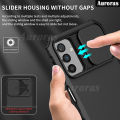 For Samsung Galaxy A25 5G Phone Case with Slide Armor Cover Slide Camera Protection PC Anti-Slippery Built-in stand Holder Back Cover for Samsung A25 Cover Casing HP.