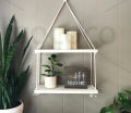 2P12X6 Wall hanging Shelf Floating Hook Wall Hanger Home Decore Wall Decoration Items. 