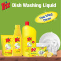 Trix Dishwashing Liquid 1L Bottle Lemon Fragrance for Scratch-Free Sparkling Clean Dishes, removes grease stains with power-rich thick foam. 