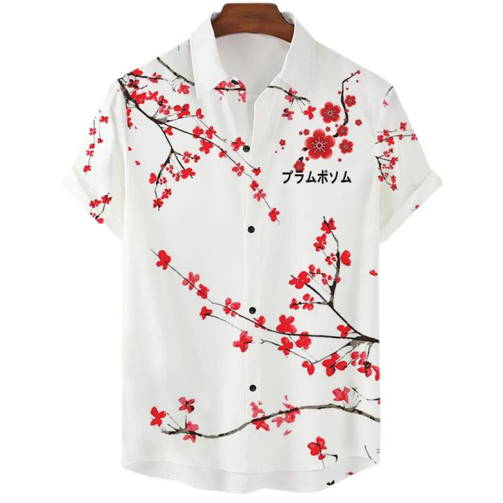 2022%20Flower%20Shirt%20Hawaiian%20Shirt%20Men%20Clothes%20Loose%20Breathable%20Men's%20Shirts%20Summer%20Male%20Shirt%20Street%20Casual%20Short%20Sleeve%20Tops%205xl%20-%20Image%205