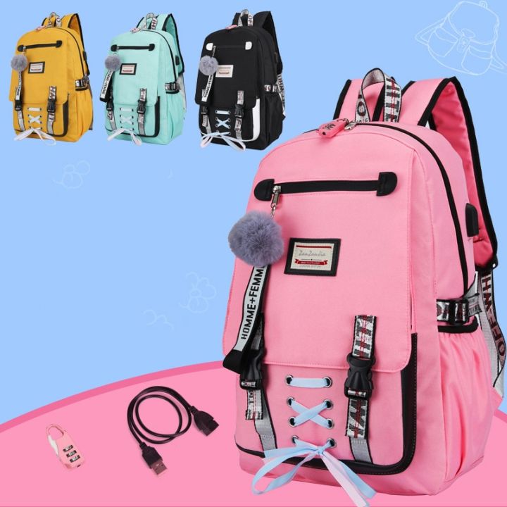 Woman%20Usb%20Charging%20School%20Bag%20Anti-theft%20Teenager%20School%20Bags%20For%20Girls%20School%20Backpack%20Mochila%20Infantil%20Escolar%20Bookbag%20Canvas%20-%20Image%207