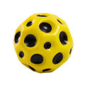 【3C VictoryEagle】Kids Bouncy Ball Useful Hole Ball Soft Bouncy Ball Anti-fall Moon Porous Toy Ergonomic Design.