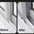 Window Seal Tape, Self-adhesive gap sealer, Windproof Foam Door Dust Stopper Rubber Strip for Sliding Windows 2Meter.