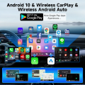 CarlinKit Carplay Smart TV Box Wireless Android Auto Quad-Core 3+32G AI Box Android 10 Wireless 3 in 1 Adapter for Youtube. 