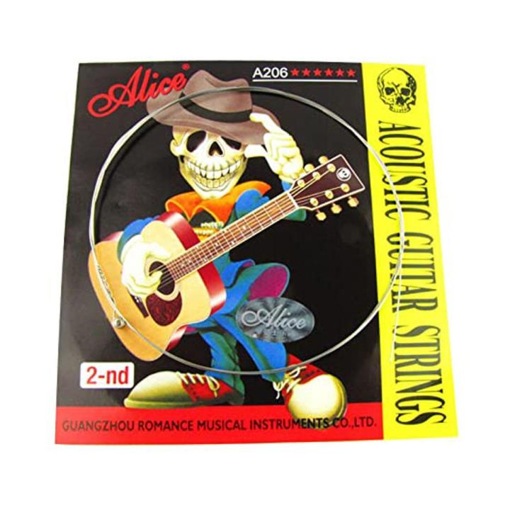 Alice Acoustic Guitar String 2nd String Stainless Steel