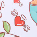 Food Pattern Wall Sticker Self Adhesive Vinyl Removable Decal Kitchen Decor Home. 