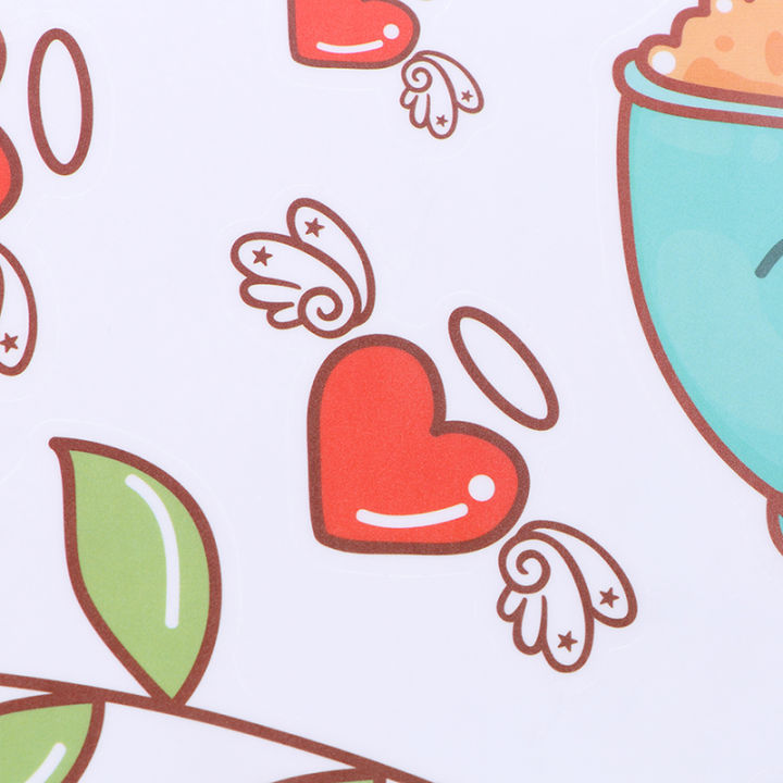 Food%20Pattern%20Wall%20Sticker%20Self%20Adhesive%20Vinyl%20Removable%20Decal%20Kitchen%20Decor%20Home%20-%20Image%202